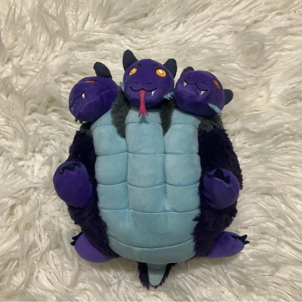 Squishable Soho NYC Hydra 9” Plush Purple Three Headed
